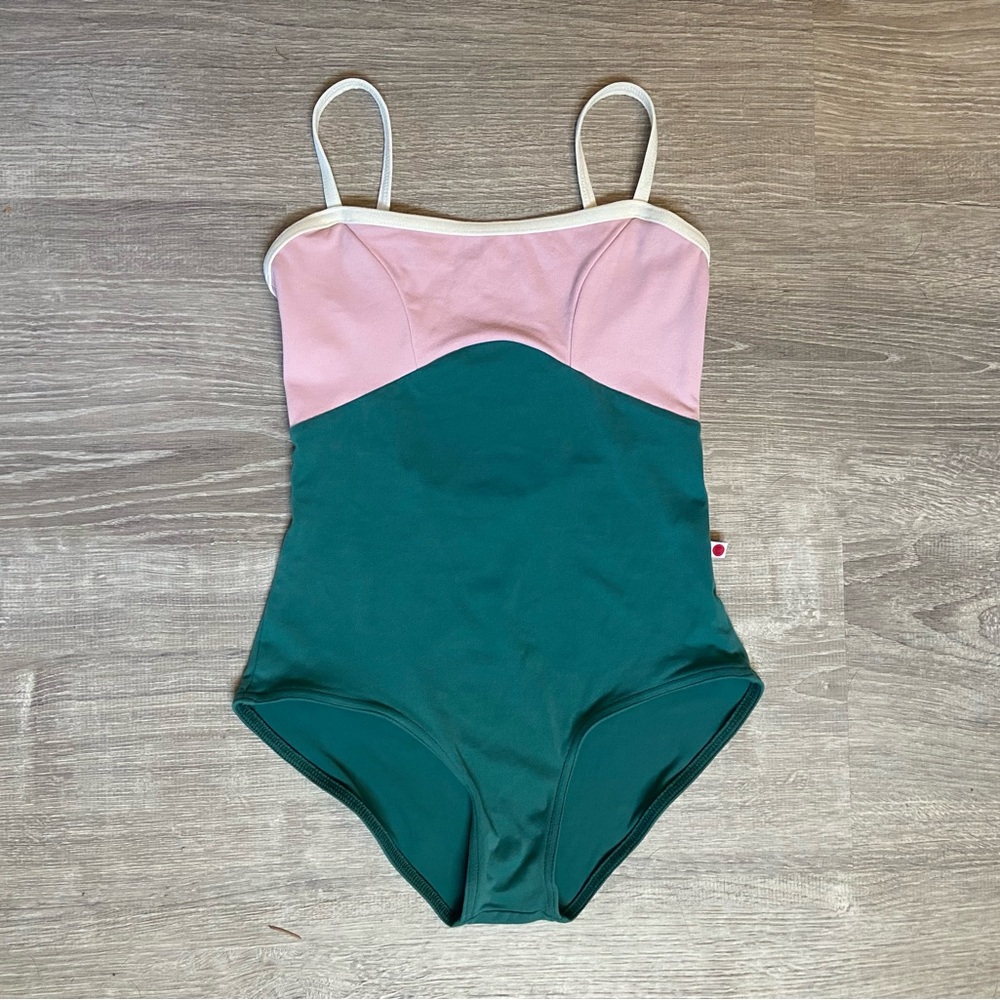 SOLD!!! Yumiko Leotard - Microfiber - Dusty Rose, Musk, Antique Denise, S
